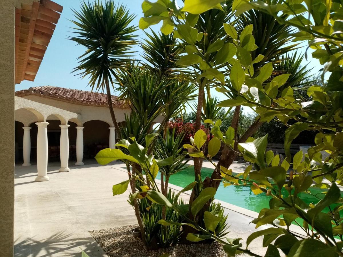 Bienvenue A L Hacienda Villa Magalas Dış mekan fotoğraf