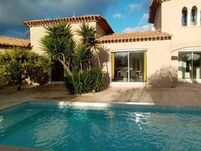 Bienvenue A L Hacienda Villa Magalas Dış mekan fotoğraf